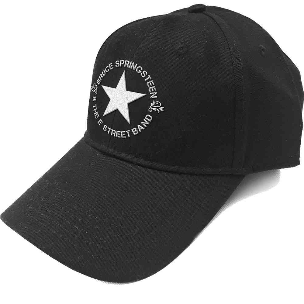 Bruce Springsteen - Circle Star Logo Baseball pet - Zwart